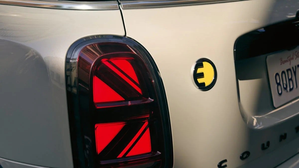 The MINI Cooper SE Countryman PHEV taillight. MINIDemo3 in Derwood MD