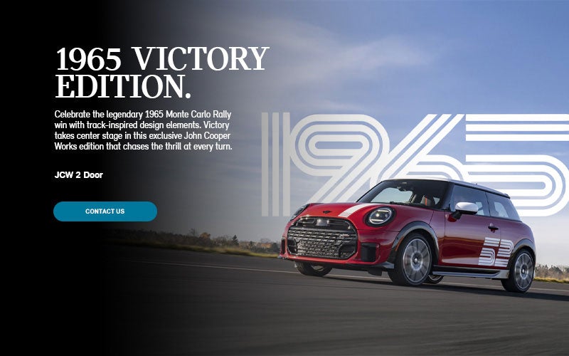Front and side profile of 2026 JCW 2 Door